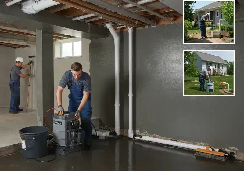 Basement Waterproofing and Flood Prevention process in La Grange Park, IL